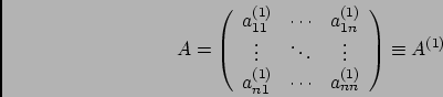 \begin{proof}
Supponiamo che $A=L_1U_1=L_2U_2$, vedremo che questo implicher�
...
...=I & \Rightarrow & L_1=L_2
\end{array}
\right.
\end{displaymath}
\end{proof}
