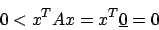 \begin{eqnarray*}
e_iAx & = & e_i \underline{0}=0\\
(e_iA)x & = & (a_{i1}, \c...
...vert x_i\vert=1 \\
a_{ii}x_i & = & - \sum_{j\neq i} a_{ij}x_j
\end{eqnarray*}