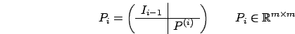 $\exists R= \left( \begin{array}{c} R_1 \\ \hline
\mathcal{O}
\end{array} \right) \in {\mathbb{R}}^{m \times n}, R_1 \in {\mathbb{R}}^{n \times
n}$