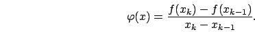 $\displaystyle c(\overline{x} - x_{k-1})$
