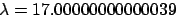 \begin{displaymath}P_A(\lambda)={(-1)}^n
\left( {\lambda}^n+a_{n-1}{\lambda}^{n-1}+ \cdots + a_1 \lambda
+a_0 \right)\end{displaymath}