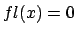 $fl(x)=0$