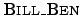 $ \textsc{Bill}\_\textsc{Ben}$