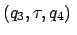 $ (q_3,\tau,q_4)\:$