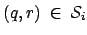 $ (q,r) \: \in \: \mathcal{S}_i$