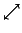 $\mathrel{\text{$\nearrow$\llap{$\swarrow$}}}$